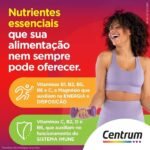 Centrum Essencial Multivitamínico Diário, com Complexo B, Vitamina D, e Magnesio, 30 Comprimidos - Imagem 2