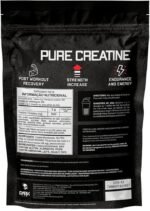 Creatina Pura Dark Lab 500g, Monohidratada 100% de Pureza, Sem Sabor - Imagem 3