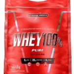 Integralmédica - Whey Protein Concentrado Baunilha 100% Pure - 21g de Proteína por Scoop, Suplementação Alimentar Pós-Treino, Fórmula Enriquecida com BCAAs - Pouch 1,8kg