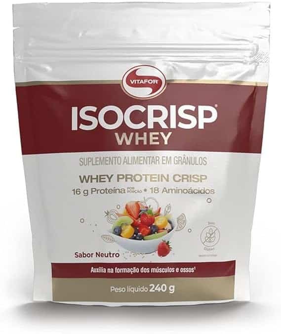 Vitafor - Isocrisp Whey - 240g Vitafor - Isocrisp Whey - 240g - Imagem 1