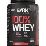 Whey 100% Concentrado Pote 900G Dark Lab (900g, Morango)